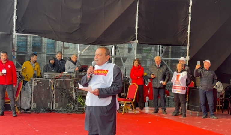 TMMOB Başkanı Koramaz: Emeklilere saygı göstermeyi direne direne öğreteceğiz